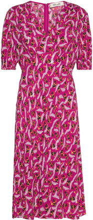 Dvf Jemma Dress Knælang Kjole Pink Diane Von Furstenberg