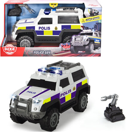 Swedish Police Suv Toys Toy Cars & Vehicles Toy Cars Police Cars Multi/patterned Dickie Toys