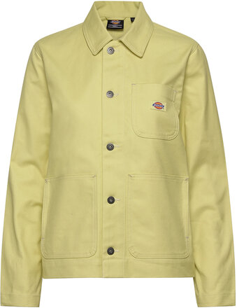 Toccoa Womens Jacket Tops Overshirts Yellow Dickies