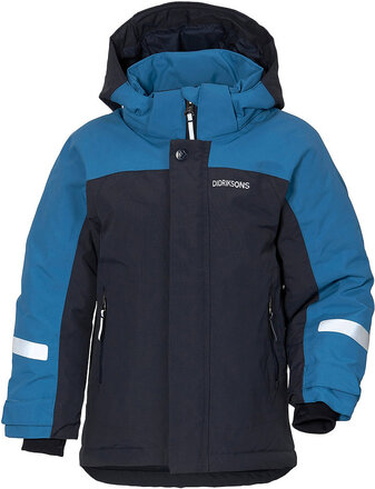 Neptun Kids Jkt Outerwear Snow/ski Clothing Snow/ski Jacket Blå Didriksons*Betinget Tilbud