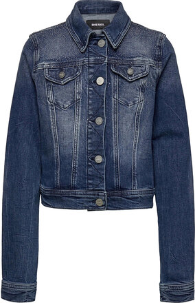 Jimbis Jacket Outerwear Jackets & Coats Denim Jacket Blå Diesel*Betinget Tilbud