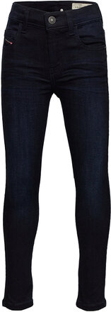 D-Slandy-High-J Trousers Jeans Skinny Jeans Blå Diesel*Betinget Tilbud