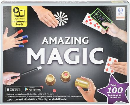 Magic Set 100 Tricks Toys Puzzles And Games Games Active Games Multi/mønstret Martinex*Betinget Tilbud