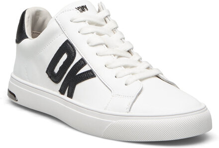 Abeni - Lace Up Sneaker Låga Sneakers White DKNY