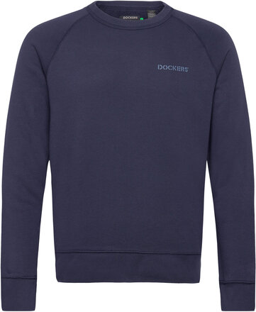 Original Crew Sweatshirt Tops Sweatshirts & Hoodies Sweatshirts Navy Dockers