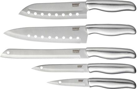 Knife Set Calgary Home Kitchen Knives & Accessories Knife Sets Silver Dorre