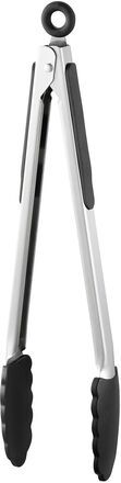 Kitchen Tong With Silic Kyra Home Kitchen Kitchen Tools Tongs & Turners Silver Dorre