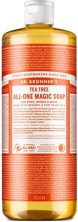 Pure Castile Liquid Soap Tea Tree Beauty Women Home Hand Soap Liquid Hand Soap Nude Dr. Bronner’s