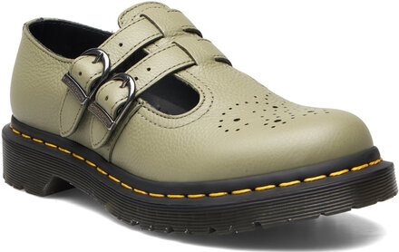 8065 Mary Jane Muted Olive Virginia Shoes Mary Jane Shoe Khaki Green Dr. Martens