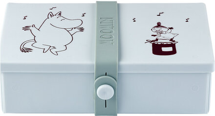 The Moomins Storage/Lunch Box Rectangular Home Kitchen Kitchen Storage Lunch Boxes Blå Moomin*Betinget Tilbud