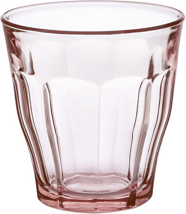 Picardie Tumbler 4-Pack Home Tableware Glass Drinking Glass Pink Duralex