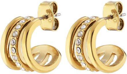 Thea Accessories Jewellery Earrings Hoops Gold Dyrberg/Kern