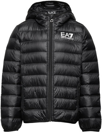 Down Jackets Sport Jackets & Coats Puffer & Padded Black EA7
