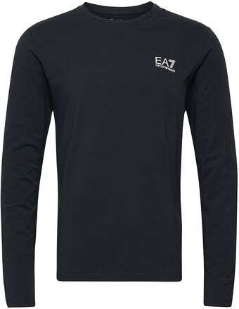 T-Shirts T-shirts Long-sleeved Marineblå EA7*Betinget Tilbud