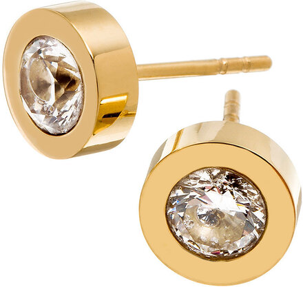 Stella Studs Gold Accessories Kids Jewellery Earrings Studs Gull Edblad*Betinget Tilbud