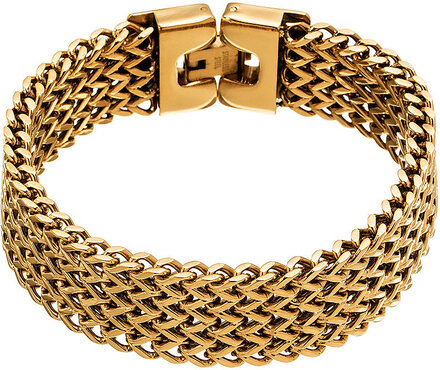 Lee Bracelet Gold Accessories Kids Jewellery Bracelets Chain Bracelets Gull Edblad*Betinget Tilbud