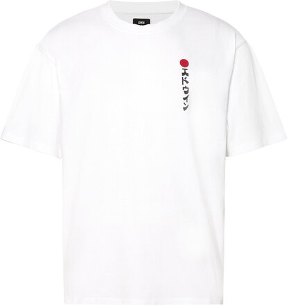 Kamifuji T-Shirt-White T-shirts Short-sleeved Hvit Edwin*Betinget Tilbud