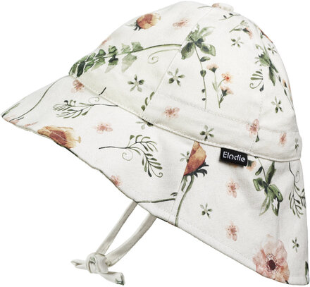 Sun Hat - Meadow Blossom Solhatt White Elodie Details