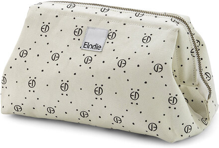 Zip&Go - Monogram Accessories Bags Toiletry Bag White Elodie Details