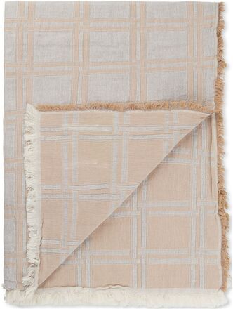 Dahlia Pledd Home Textiles Cushions & Blankets Blankets & Throws Multi/mønstret ELVANG*Betinget Tilbud