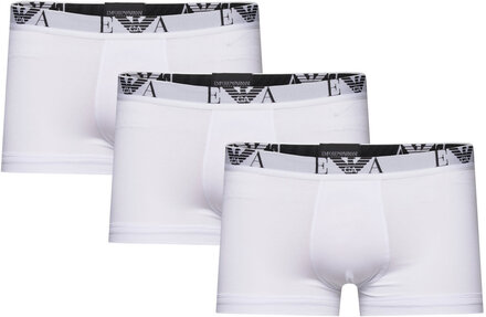 Men's Knit 3Pack Trunk Boxerkalsonger White Emporio Armani