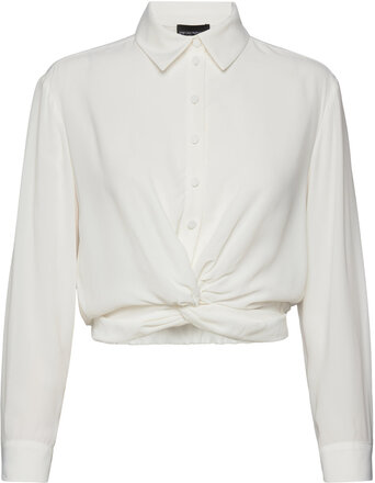 Shirt Tops Shirts Long-sleeved White Emporio Armani