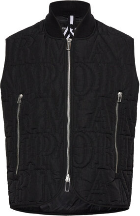 Blouson Designers Vests Black Emporio Armani