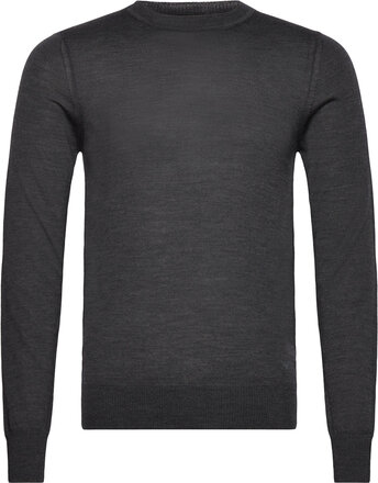 Sweater Designers Knitwear Round Necks Grey Emporio Armani