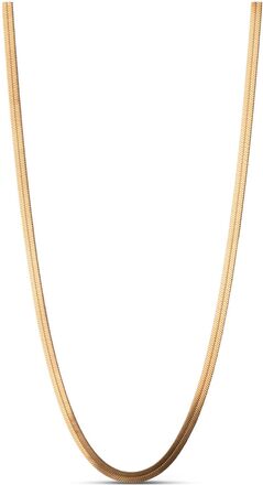 Necklace Caroline Accessories Jewellery Necklaces Chain Necklaces Gull Enamel Copenhagen*Betinget Tilbud