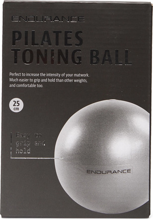 Pilates Training T Ball 25 Cm Sport Sports Equipment Workout Equipment Foam Rolls & Massage Balls Grey Endurance