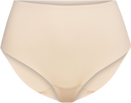 Made Of Recycled Material: Shaping-Effect Thong Lingerie Panties High Waisted Panties Beige Esprit Bodywear Women