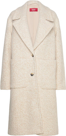 Women Coats Woven Regular Outerwear Coats Winter Coats Beige Esprit Casual