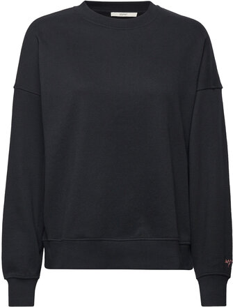 Relaxed Fit Sweatshirt Sweat-shirt Genser Svart Esprit Casual*Betinget Tilbud