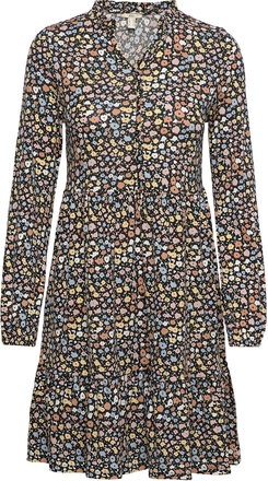 Dresses Knitted Knelang Kjole Multi/mønstret EDC By Esprit*Betinget Tilbud
