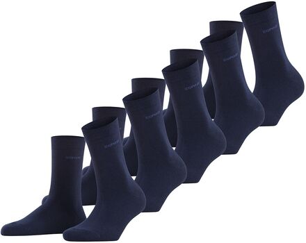Solid So 5P Lingerie Socks Regular Socks Navy Esprit Socks