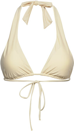 Twinny - Sa Triangle Swimwear Bikinis Bikini Tops Triangle Bikinitops Cream Etam