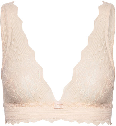 Artiste - N*8 Foulard Lingerie Bras & Tops Soft Bras Bralette Beige Etam*Betinget Tilbud