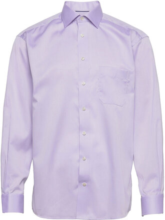 Classic Fit Business Signature Twill Shirt Skjorte Business Lilla Eton*Betinget Tilbud