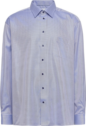 Classic Fit Business Casual Signature Twill Shirt Skjorte Business Blå Eton*Betinget Tilbud