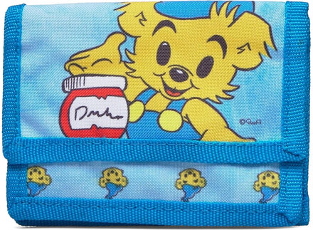 Bamse Happy Friends Wallet With Safety String Plånbok Blue Bamse