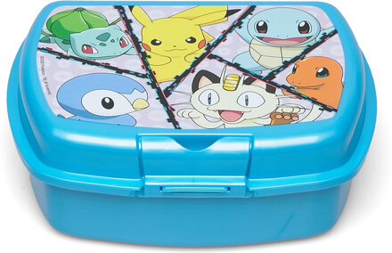 Pokémon Urban Sandwich Box Home Meal Time Lunch Boxes Blue Pokemon