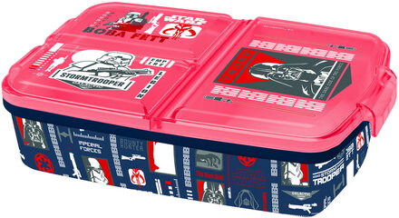 Star Wars Multi Compartm. Sandwich Box Home Meal Time Lunch Boxes Multi/mønstret Star Wars*Betinget Tilbud