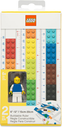 Lego Stati Ry Buildable Ruler Toys Creativity Drawing & Crafts Drawing Coloured Pencils Yellow LEGO