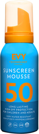 Sunscreen Mousse Spf 50 Face And Body, 100 Ml Solkräm Kropp Nude EVY Technology