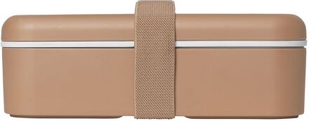 Lunchbox 1 Layer - Caramel - Pla Home Meal Time Lunch Boxes Beige Fabelab