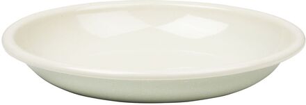 Enamel Plate - Cottage Blue Specs - 2 Pcs Home Meal Time Plates & Bowls Plates Cream Fabelab