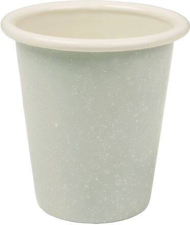 Enamel Tumbler - Cottage Blue Specs - 2 Pcs Home Meal Time Cups & Mugs Cups Cream Fabelab