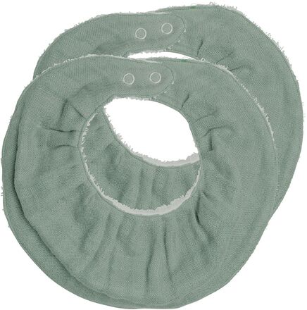 Ruffle Bib - Eucalyptus - 2 Pack Baby & Maternity Care & Hygiene Dry Bibs Green Fabelab