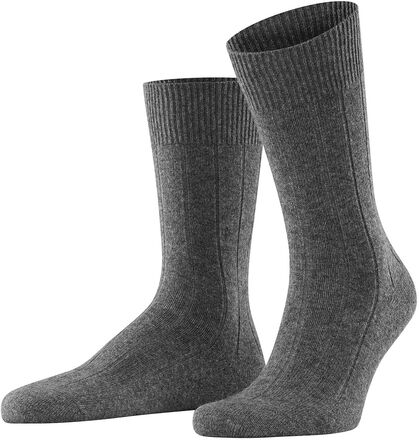 Falke Lhasa Rib So Underwear Socks Regular Socks Grå Falke*Betinget Tilbud