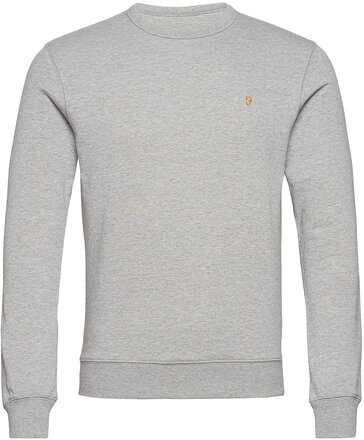 Tim Crew Tops Sweat-shirts & Hoodies Sweat-shirts Grey Farah